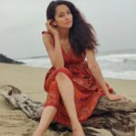 Radhika Narayan Instagram - Love for beaches... ❤️ #pranamemoirs Pondicherry