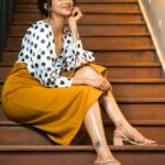 Radhika Narayan Instagram – Hey there!! Long time no see!! 🧡

Wardrobe: @meeamifashion
Stylist : @zoha.kabir
Shot by: @mitz.photography 
Makeup: @shruthiashwath_makeupartist The Scene Bengaluru