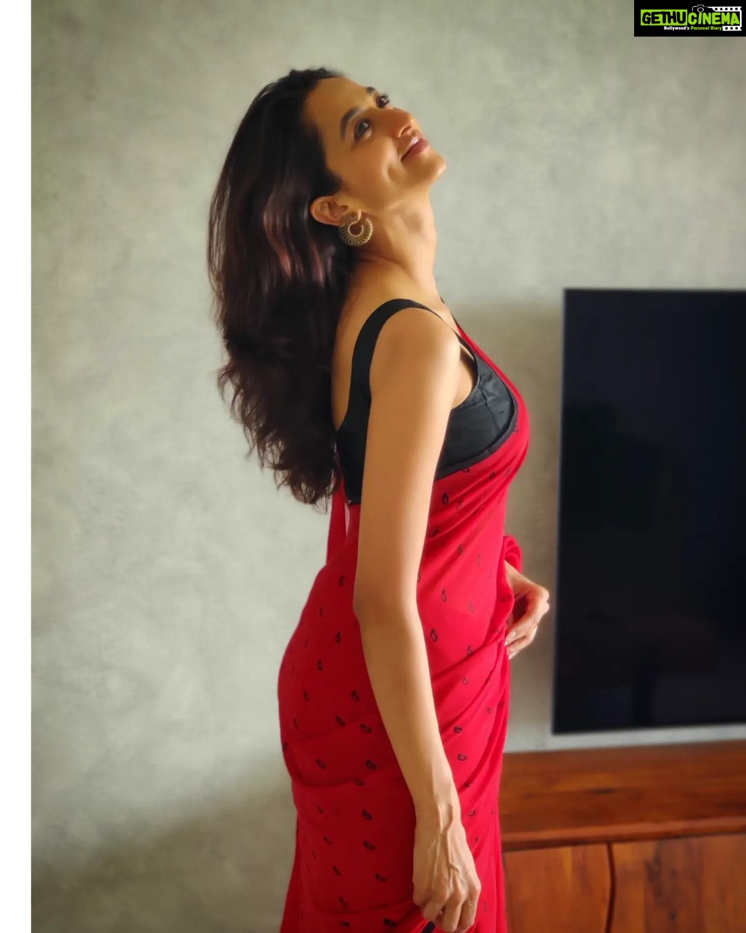 Radhika Narayan Instagram - Not everything in Red is Dangerous ❤️ Bangalore, India
