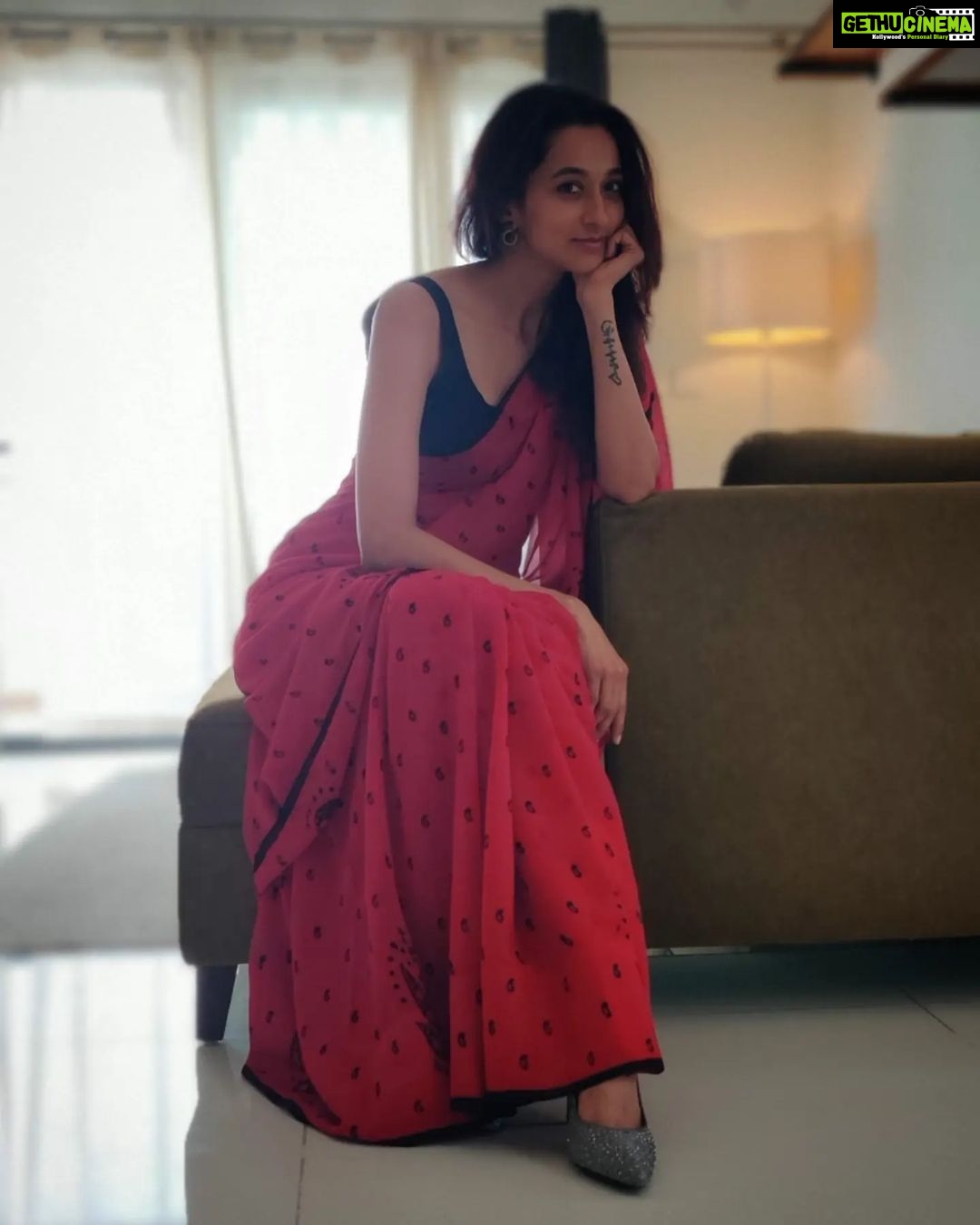 Radhika Narayan Instagram - Not everything in Red is Dangerous ❤️ Bangalore, India