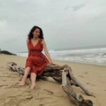 Radhika Narayan Instagram - Love for beaches... ❤️ #pranamemoirs Pondicherry