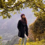 Radhika Narayan Instagram - Colour therapy! 💚 PC: @abhimanyu_sadanandan #green #nature #himachal Naggar Himachal