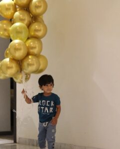 Radhika Pandit Instagram - To the little one who will always n forever have my heart ❤️ Love u Yatharv, my precious. 
Happy Birthday baby.
#radhikapandit #nimmaRP