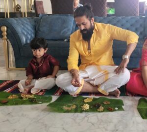 Radhika Pandit Instagram - E Varsha Beviginta bella jaasti irali.. Tumba obattu tinni 😁
Yellarigu UGADI habbada shubhashayagalu!! 
To everyone out there celebrating.. a very happy Gudi padwa ( have lots of Puran poli today) after all that's what festivals are all about.. Happiness, togetherness and FOOD 😃
#radhikapandit #nimmarp