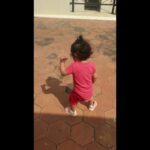 Radhika Pandit Instagram - When Ayra was just learning to walk.. but I guess she got distracted by a friend.. (her shadow) Wonderful thing about kids.. they are kind to everyone/everything, coz they don't judge! 😊 #radhikapandit #nimmaRP
