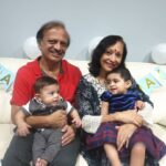 Radhika Pandit Instagram - Dear Ma and Pappa, Words are not enough to describe how much we love you. Thank you for helping me raise my kids, u both are the wind beneath my wings, What we are today, we owe it to you. @gourangpandit and I are blessed to have you as our parents. HAPPY ANNIVERSARY ❤ #radhikapandit #nimmaRP