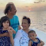 Radhika Pandit Instagram - Dear Ma and Pappa, Words are not enough to describe how much we love you. Thank you for helping me raise my kids, u both are the wind beneath my wings, What we are today, we owe it to you. @gourangpandit and I are blessed to have you as our parents. HAPPY ANNIVERSARY ❤ #radhikapandit #nimmaRP
