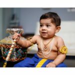 Radhika Pandit Instagram - Happy Krishna Janamashtami from our Lil Krishna and lil Radha ☺ #radhikapandit #nimmaRP