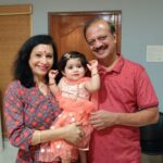 Radhika Pandit Instagram – I know many of u were curious about how I am managing two kids.. U see these two people in the pic,  they are my SECRET!! Its becoz of them I get to relax. Ayra and Junior cant stay without them. They are
Mummy and Pappa to me, Mimi and Ajju to them!! ❤
P.S : Ayra calls her Ammama as Mimi coz as a baby she heard me call my mom Mummy.. so that stayed!! #nimmaRP #radhikapandit