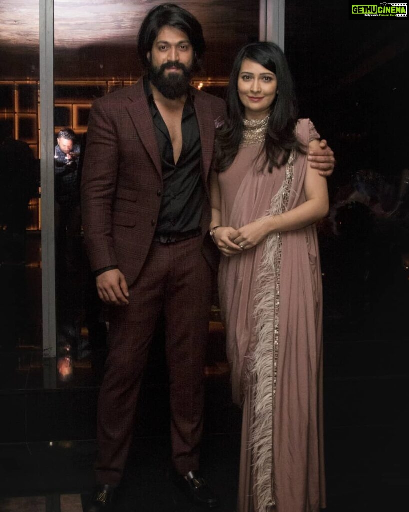 Radhika Pandit Instagram - We thank each and everyone of you for your love towards us! We are truly honoured. U all made Yash's birthday special ♥️ Do continue to shower your blessings on us forever!! #radhikapandit #nimmaRP