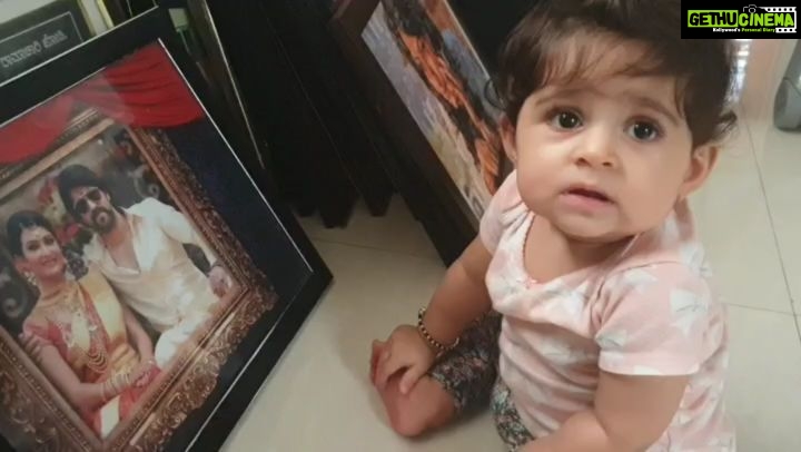 Radhika Pandit Instagram - Thank you for bringing to my notice that this video was missing from my feed. Here it is, Ayra recognizes her dad even without beard 🤗