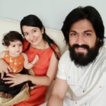 Radhika Pandit Instagram - Yellarigu Ganesha Habbada Shubhashayagalu.. nam mane putta Gowri kade inda 😍 @thenameisyash #radhikapandit #nimmaRP