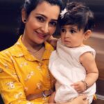 Radhika Pandit Instagram - We got Ayra's ears pierced.. one of the most difficult things to witness in life as parents. Our hearts broke to see her cry so much! For the very first time I saw tears in Rocking Star's eyes.. made me realise how precious these bonds are ♥️ Not to worry both dad and daughter are doing fine now!! 😛 @thenameisyash #radhikapandit #nimmaRP