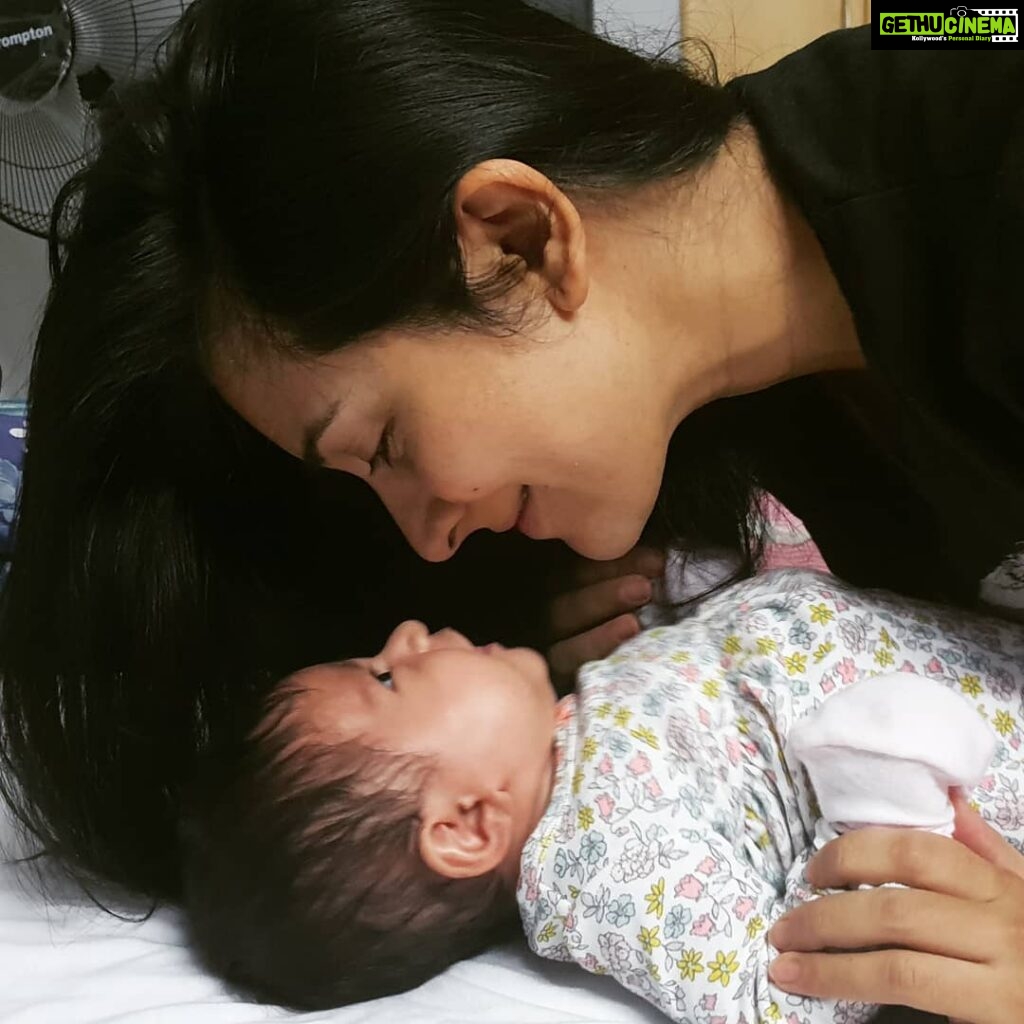 Radhika Pandit Instagram - The day she was born, I was born too.. as a Mother 😊 #radhikapandit #nimmaRP