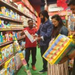 Radhika Pandit Instagram – It’s been years since we have gone shopping for ourselves.. but here we found ourselves at a mall to pick up some toys for Ayra!! How life changes 😁 
P.S : we enjoyed being at the toy store though, they kept us entertained!!