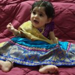 Radhika Pandit Instagram – Nam putta Lakshmi… Magal Gomman ♥️
#radhikapandit #nimmaRP