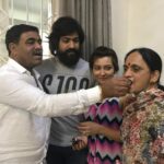 Radhika Pandit Instagram - Happy Anniversary to my dear Athey n darling Maava.. I am truly blessed to have u both in my life, Also can't thank you both enough for giving me the best gift.. your Son, who means the world to me ♥️ #radhikapandit #nimmaRP
