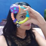 Radhika Pandit Instagram - When bored.. i entertain myself with her toys sometimes 😁 P.S : when she is sleeping of course!! #radhikapandit #nimmaRP