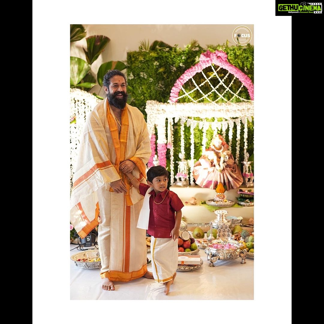 Radhika Pandit Instagram - ✨ Hope you all had a radiant and blessed Varamahalakshmi, and the divine festival showered everyone's lives with happiness, health, and endless prosperity. Sharing some cherished moments from the auspicious day. 🌸🪔🧿 #radhikapandit #nimmaRP PC: @focusphotographyservice Decor : @weddingsbydhruvaa