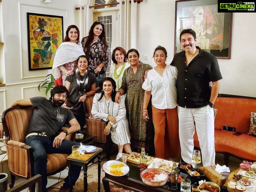 Rahman Instagram - “Good times+Crazy friends= memories to last a long time.” A small gathering. A potluck dinner. That’s our 80’s gang. Chennai, India