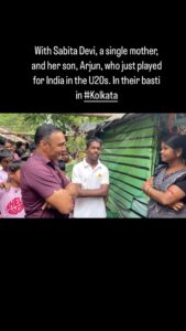 Rahul Bose Instagram - One of the many incredible stories of children in straitened circumstances rising, conquering odds and playing for their country. That’s Arjun Mahato’s story. Thank you @futurehopeindia and the @khelorugby initiative for making me meet Sabita Devi who was so proud of her son she couldn’t stop her tears. This country…❤️