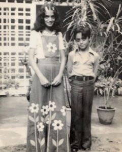 Rahul Bose Instagram - As the younger sibling, I’d follow her adoringly while she traipsed through the family orchard in Kolhapur, not giving me a second glance.
I’d beg to join her games with her friends on the pagdandis of Kasauli. She’d gang up with them and tease me.
I’d want to know what she was eating as an afternoon snack on holidays in Kolkata, but she’d smack her lips even more and always hide it from me. 
Infuriated I would chase her through the house flailing with my fists. 
Then one day I connected. And she went silent. Tears sprung out of her eyes and she ran away, clutching her shoulder.
I never chased her again. She still remains my hero. It still gives me the greatest pleasure to be known as ‘Anu Bose’s brother’. But she still won’t tell me what she’s eating in that katori after lunch while everybody slumbers in the soft sunshine filtering in through our mountain home. Hero, tormentor, former chasee. Legend. Happy Rakshabandhan. @anubose189