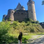 Rajisha Vijayan Instagram - The princess lived there!! 😍 Vianden Castle, Luxembourg