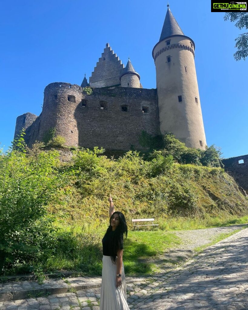 Rajisha Vijayan Instagram - The princess lived there!! 😍 Vianden Castle, Luxembourg