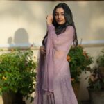 Rajisha Vijayan Instagram - 💜 #fahinoor moments @ashwinimathoor_couture @arun_sathyan_n