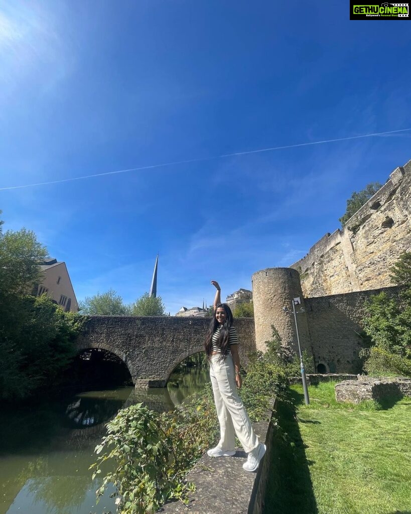 Rajisha Vijayan Instagram - Trying to reach cloud 9 but already feeling like on one 💙☁️ Old Town, Luxembourg