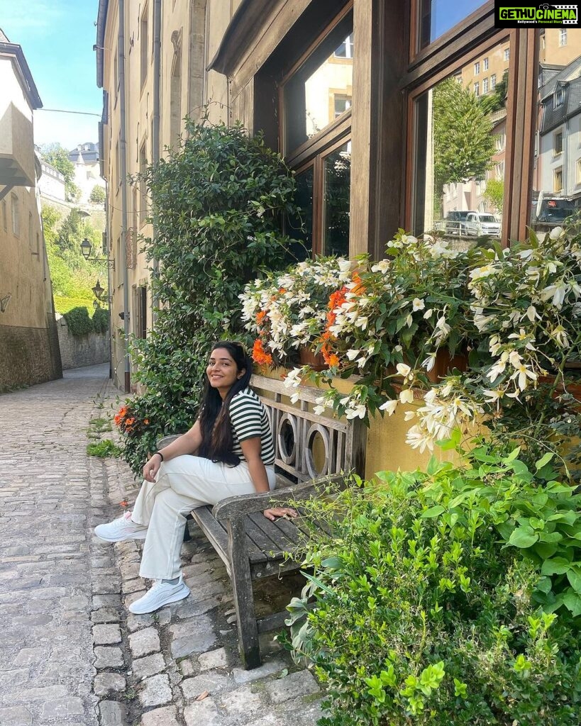 Rajisha Vijayan Instagram - Nothing like crossing borders and being in places you only heard of. 💙 #luxembourg🇱🇺