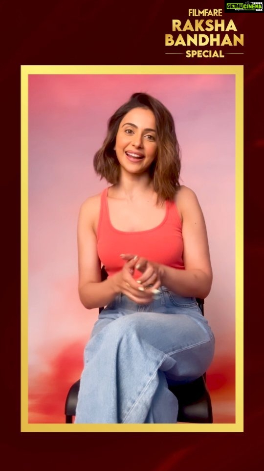 Rakul Preet Singh Instagram - #FilmfareTheSiblingsWishlist: #RakulPreetSingh on the one childhood memory she wants to relive with his sibling and more. ♥️ #RakshaBandhan #SiblingLove #rakshabandhan #rakshabandhanspecial #rakshabandhan2023 #love #sisters #brothers #sisterbrother #sisterbrotherlove