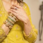 Rakul Preet Singh Instagram – Grateful hearts are always in style 💛💛

Outfit @jigarmaliofficial
Earrings @thehouseofmbj
Bangles @mkjewels_india @amrapalijewels @anmoljewellers
Rings @curiocottagejewelery @anmoljewellers
Bag @douxamourindia

Styled by @anshikaav
Assisted by @bhatia_tanisha 
Make up @im__sal
Hair @aliyashaik28
Shot by @deepak_das_photography