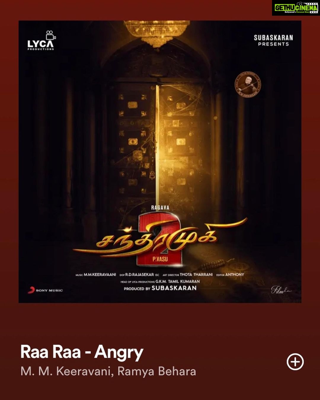 Ramya Behara Instagram - Happy to share with y’all ‘RaRa’ (angry version ) in Telugu and Tamil for Chandramukhi 2 Grateful to keeravani sir for giving me this amazing opportunity 🙏🏻 it’s truly a blessing when an artist gets an opportunity to learn , express something new. Telugu lyrics by @chaitanyaprasadlyrics garu Tamil lyrics by @madhankarky garu