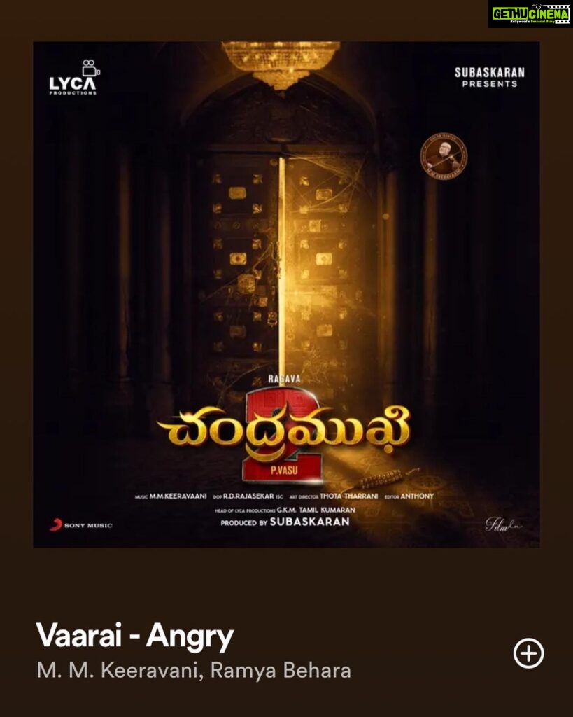 Ramya Behara Instagram - Happy to share with y’all ‘RaRa’ (angry version ) in Telugu and Tamil for Chandramukhi 2 Grateful to keeravani sir for giving me this amazing opportunity 🙏🏻 it’s truly a blessing when an artist gets an opportunity to learn , express something new. Telugu lyrics by @chaitanyaprasadlyrics garu Tamil lyrics by @madhankarky garu