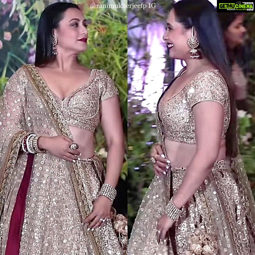 Rani Mukerji Instagram - Throwback to the biggest and best fashion moment of Rani in 2018 ❤️. She looked so good in the lehenga, everyone including me was so shook 🤩