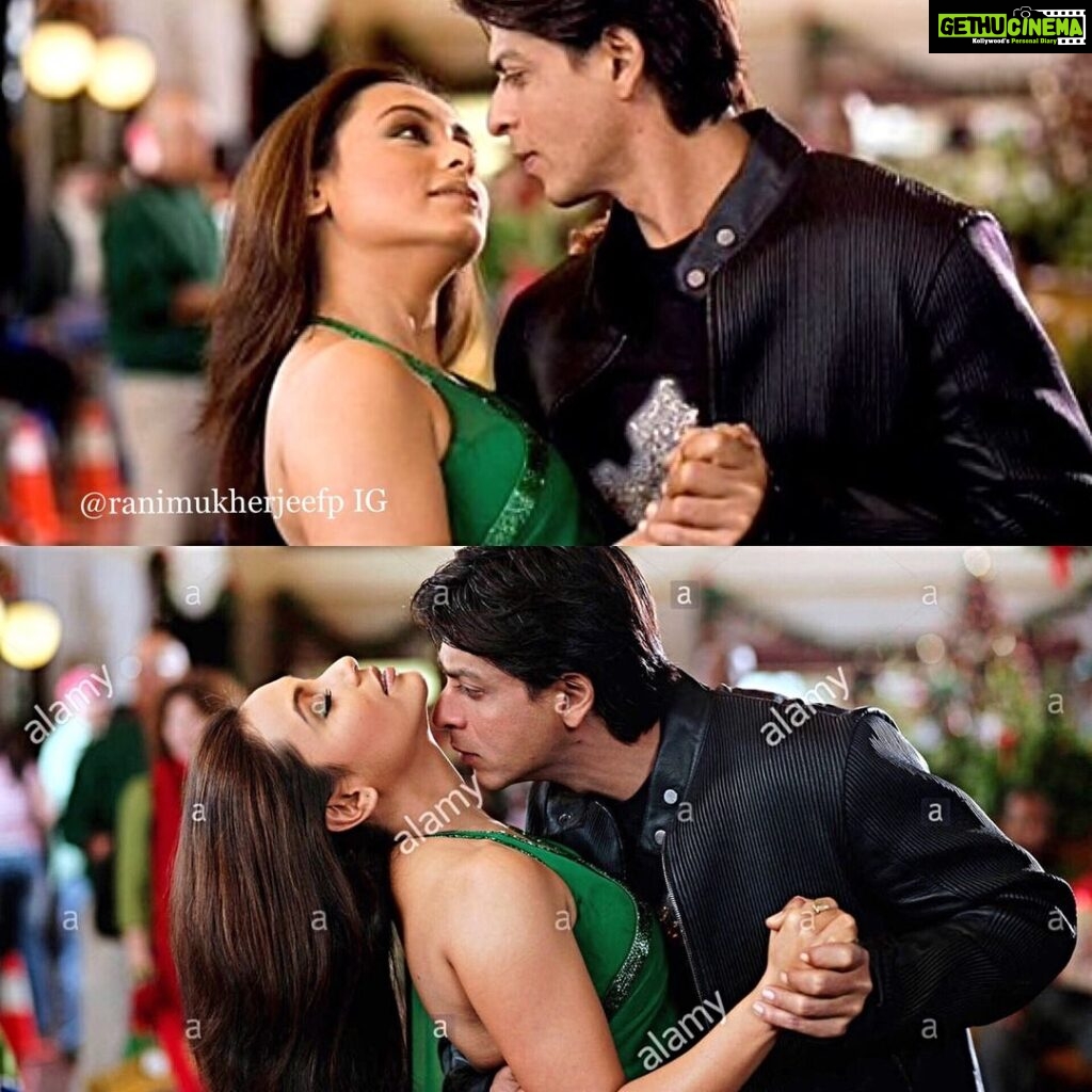 Rani Mukerji Instagram - Credits to the respective @dharmamovies and photopgraphers. But like life is great. Rani and SRK look amazing and like the best power couple they are, and KANK is like one of my fave pure movies and just smiles and love to everyone ❤️🥰
