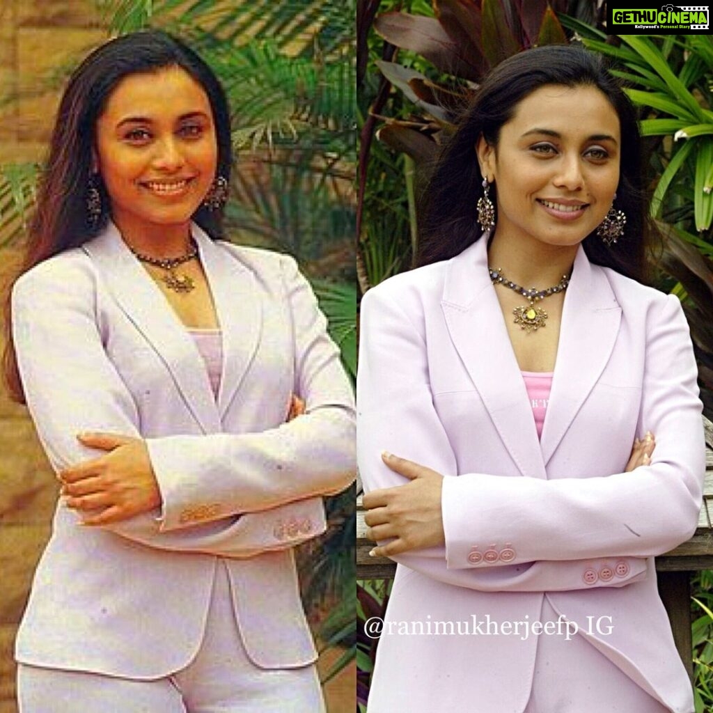 Rani Mukerji Instagram - Poser since the olden day’s 🤩! We stan a queen who can rock a blazer and look effortlessly gorgeous, damn queen slay 💘😍