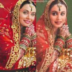 Rani Mukerji Instagram – Mashallah, she’s o stunning 💘😍! Unseen pictures of Rani in the bridal attire she wore as Maya Talwar in Kabhi Alvida Naa Kehna ❤️😭