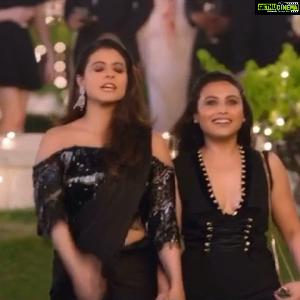 Rani Mukerji Instagram - Swipe through Rani’s and Kajol’s parts in the cameo (sorry no sound :(). But ahh this is the BEST CAMEO EVER 🤩🤩🤩🤩! Literally in love! (All rights reserved to Red Chilles Entertainment)