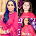 Rani Mukerji Instagram - Sorry for not posting, I needed a short break, sorry ❤️. Anyways, throwback to Rani’s first post-marriage appearance, that sindoor is poppin’ and she’s slaying those chooda!! She looks so good in red, and her hair is so gorgeous, my love for her is endless ❤️❤️