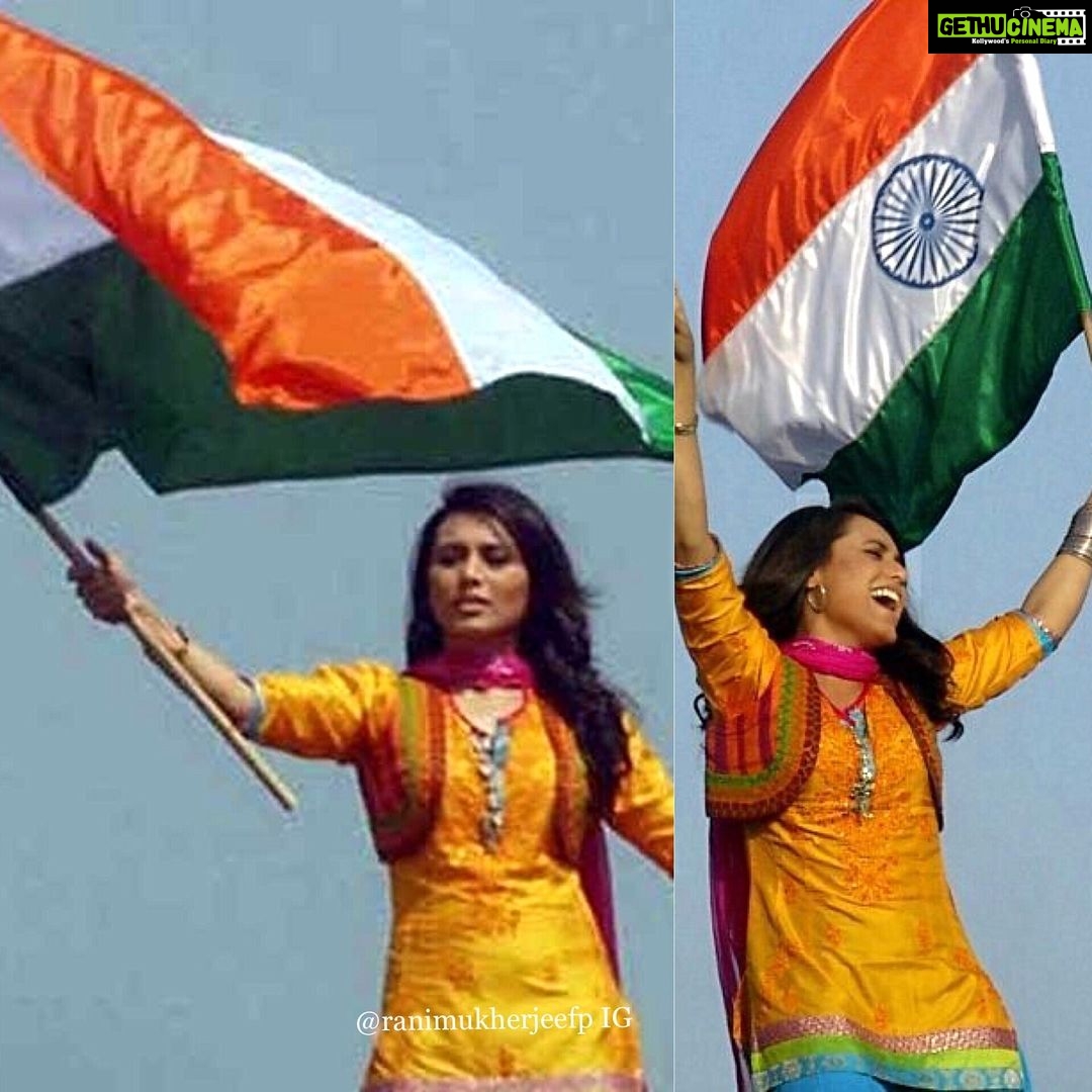 Rani Mukerji Instagram - Happy Republic Day to all Indians out there š®š³! Proud to be of Indian heritage and love Bollywood and Rani, being Indian American is my identity and Iād never give it up for a million years š„°š®š³!