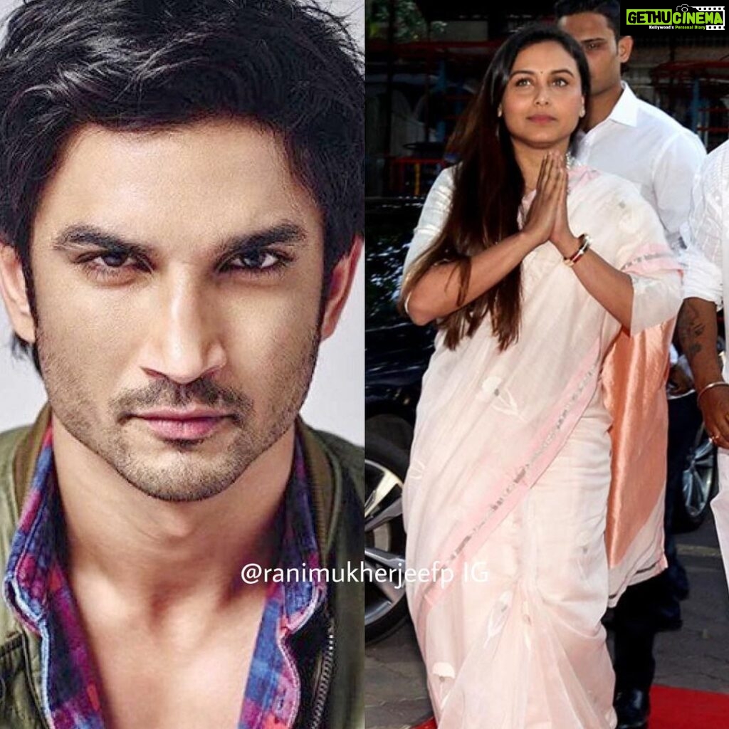 Rani Mukerji Instagram - Deeply saddened to hear about the tragic demise and passing of #SushantSinghRajput . My heart goes out to his family and the entire Bollywood fraternity/sorority, may he be remembered in the most positive of lights ❤️✨