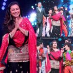 Rani Mukerji Instagram - Such a cutie ❤️. This was around this time last year around 2018 Rani was promoting Hichki and being all cute and dancing, gosh I love her so much, that red dupatta and outfit looks so good 😍🤩