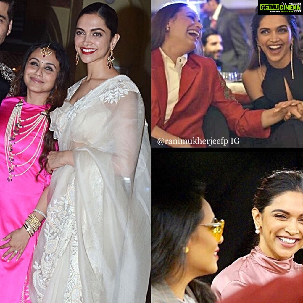 Rani Mukerji Instagram - Happy birthday to my favorite of 2 new generation actresses, Deepika Padukone ❤️! I’m glad her and Rani share such a good rapport and she’s such a queen like Rani!! Happy birthday @deepikapadukone ❤️❤️
