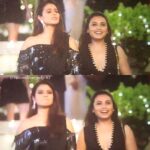 Rani Mukerji Instagram - Credit to @ranisrkfc ❤️. RANI AND KAJOLS CAMEO IN ZERO HOLY SHOOTS ITS SO PERFECT THEY LOOK SO HAPPY AND FRIENDLY BEST CAMEO HANDS DOWN EVER 😭💯! This contains no spoilers at all ❤️!