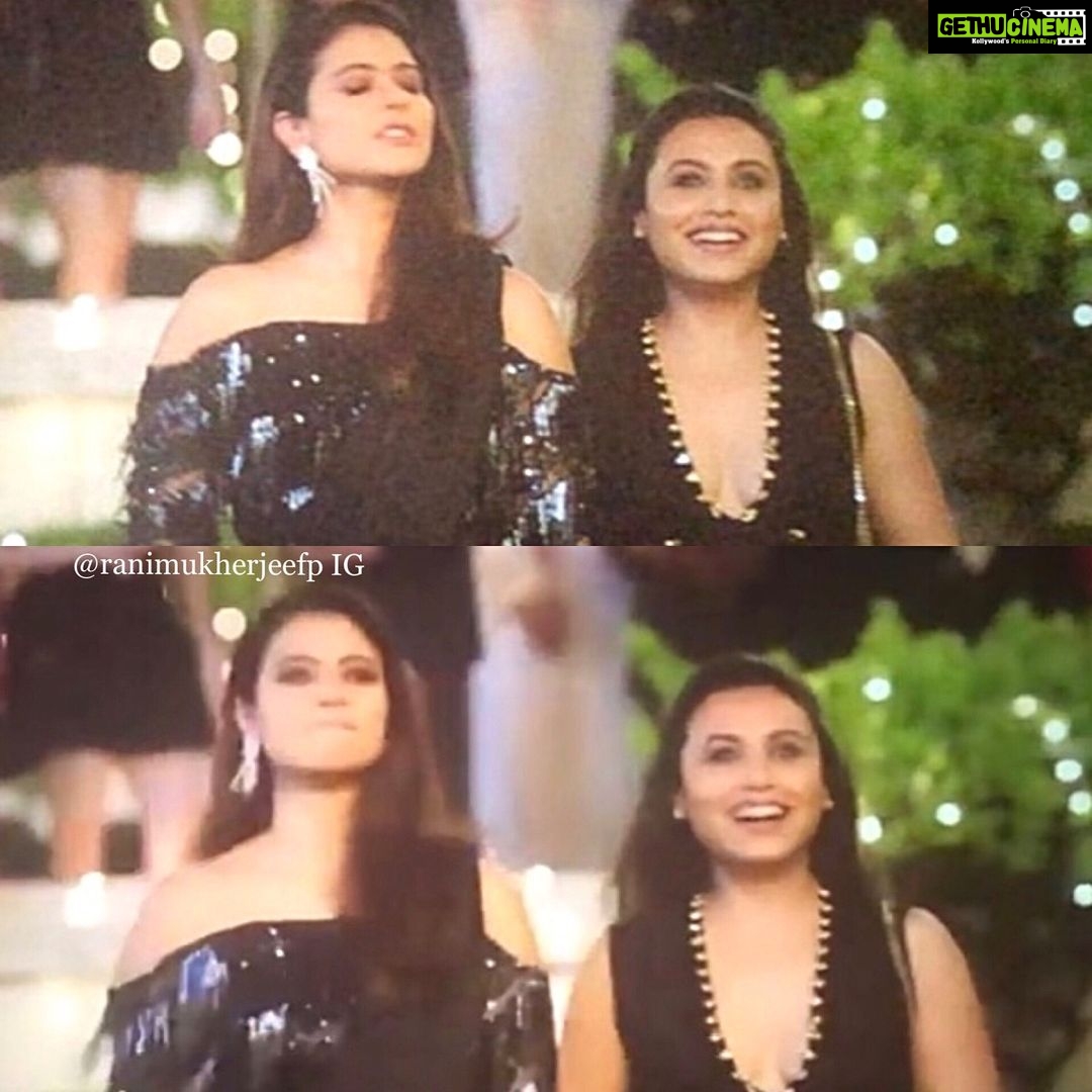 Rani Mukerji Instagram - Credit to @ranisrkfc ❤️. RANI AND KAJOLS CAMEO IN ZERO HOLY SHOOTS ITS SO PERFECT THEY LOOK SO HAPPY AND FRIENDLY BEST CAMEO HANDS DOWN EVER 😭💯! This contains no spoilers at all ❤️!