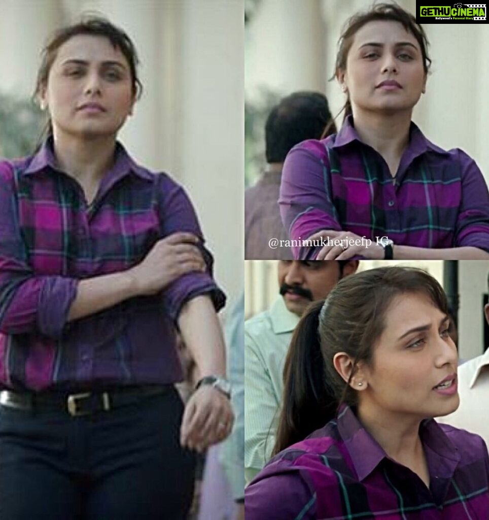 Rani Mukerji Instagram - So I just watched Mardaani last night (it’s just so intense and bloodcurdling, I have nightmares every time I watch it) and I love Shivani Shivaji Roy she has spunk, charisma and character like yess Rani what a character, I’m excited to see her return ❤️! I just really hope it’s not as graphic and cast someone like ShahRukh or AAMIR for the villain? Mardaani was jut a bit much to digest, it is quite disturbing with child trafficking and rape scenes tho, I hope Mardaani 2 is less severe, like a murder lol. But yay! NEW FILM ANNOUNCEMENT!