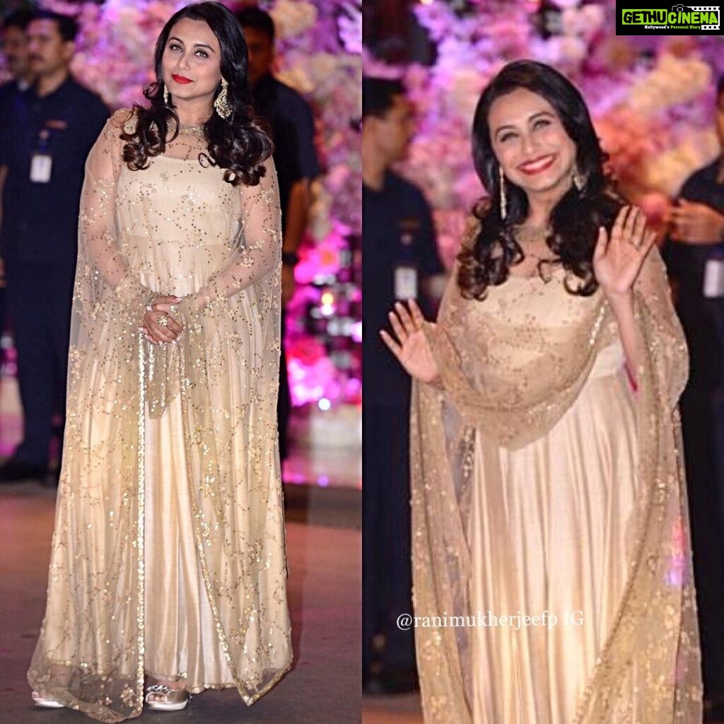 Rani Mukerji Instagram - Literally love this outfit so much ❤️. Also, lemme know why EVERY BOLLYWOOD CELEBRITY is here at Udaipur for the Ambani wedding except Rani?? Like Rani better come I miss her so much ❤️❤️
