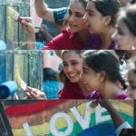 Rani Mukerji Instagram – This scene of Oye Hichki was honestly my favorite part of the video, I kept  rewatching to make sure it was real 😭! But honestly, I loved the simplest of them showing the LBGTQ flag with “Love” on it, it shows how much India is progressing and I’m so proud of my root country 🇮🇳❤️! I loved how in the campaign of hichki, it said “to think homosexuality is a disease, that is a Hichki/hiccup” and I just loved it. And Rani’s smile in this makes me so happy, I need her back onscreen! (Also, show suggestion! Watch Romil and Jugal on Alt Balaji, never related so much to a show 🏳️‍🌈❤️)